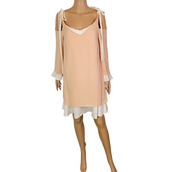 Nanette Lepore Cold Shoulder Shift Dress (size 6) - Picture 10 of 10